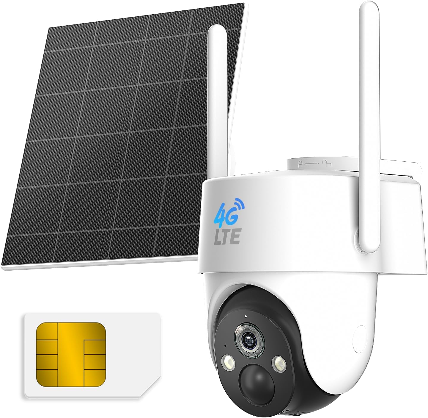4G LTE Cellular Solar Security Camera Wireless Outdoor--M1W-SP – Rraycom