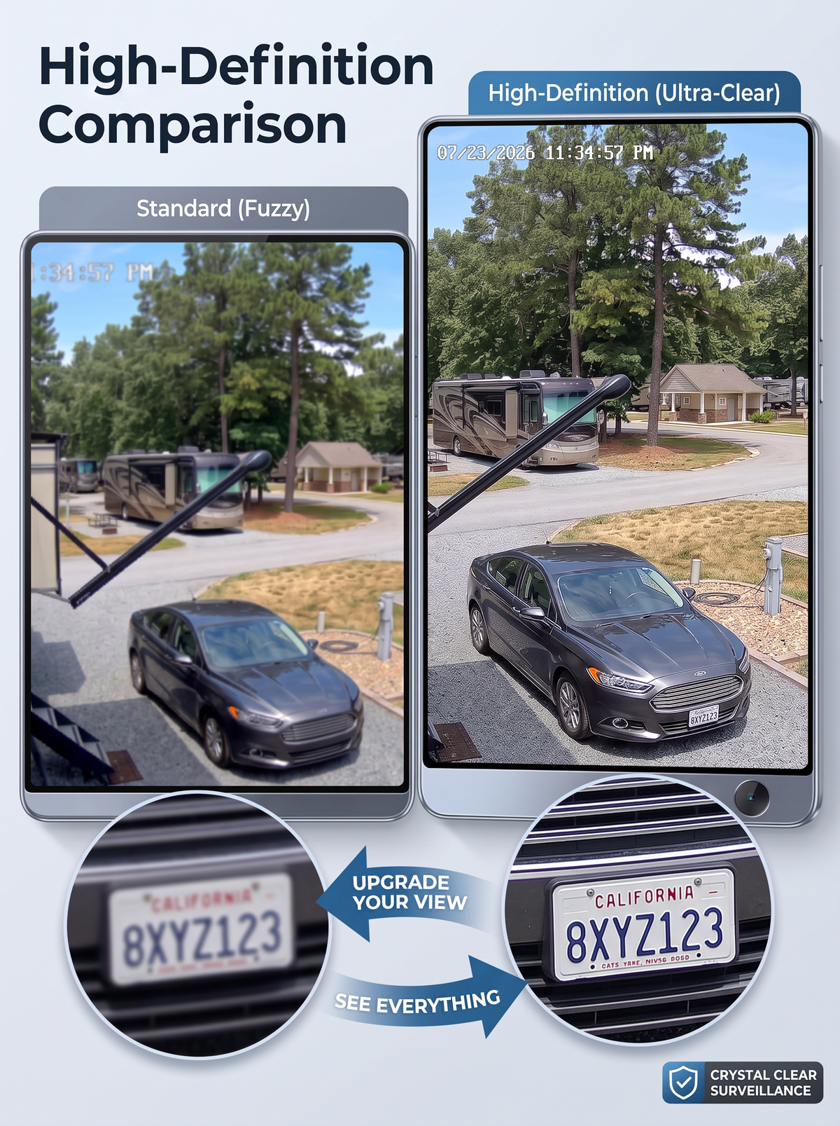 Zmodo  New 4MP Rv Window Camera No Drill, 2.4/5GHz Security Camera