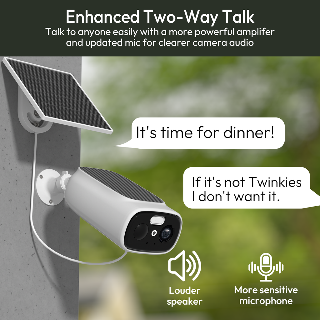 2.4/5 Ghz 2K Solar Camera Outdoor Wireless--C366