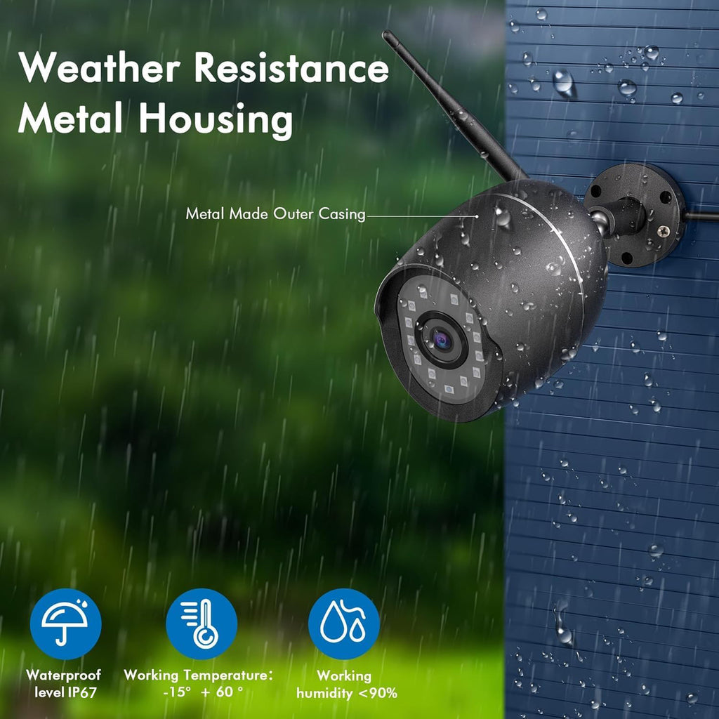 Outside Cameras for Home Security 1080P Outdoor Security Camera Wireless