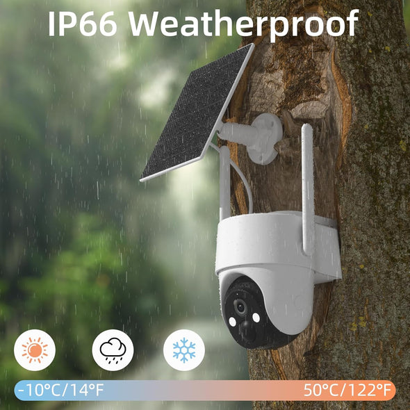 4G LTE Cellular Solar Security Camera Wireless Outdoor--M1W-SP