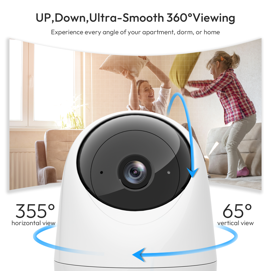 5G/2.4G Dual Band Wifi Indoor Security Camera