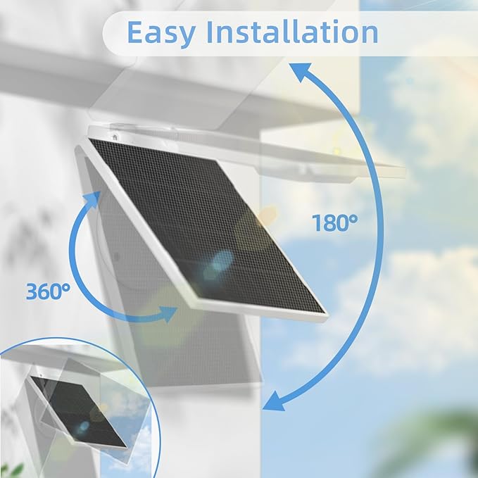2W Solar Panels for Security Camera 6Pack
