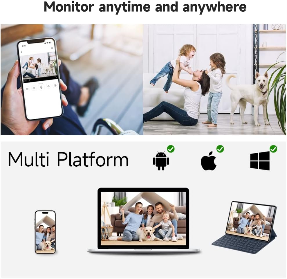 Rraycom 2K Mini T1 Cameras for Home Security