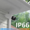 4PC 2.4/5 Ghz 2K Solar Camera Outdoor Wireless--C366