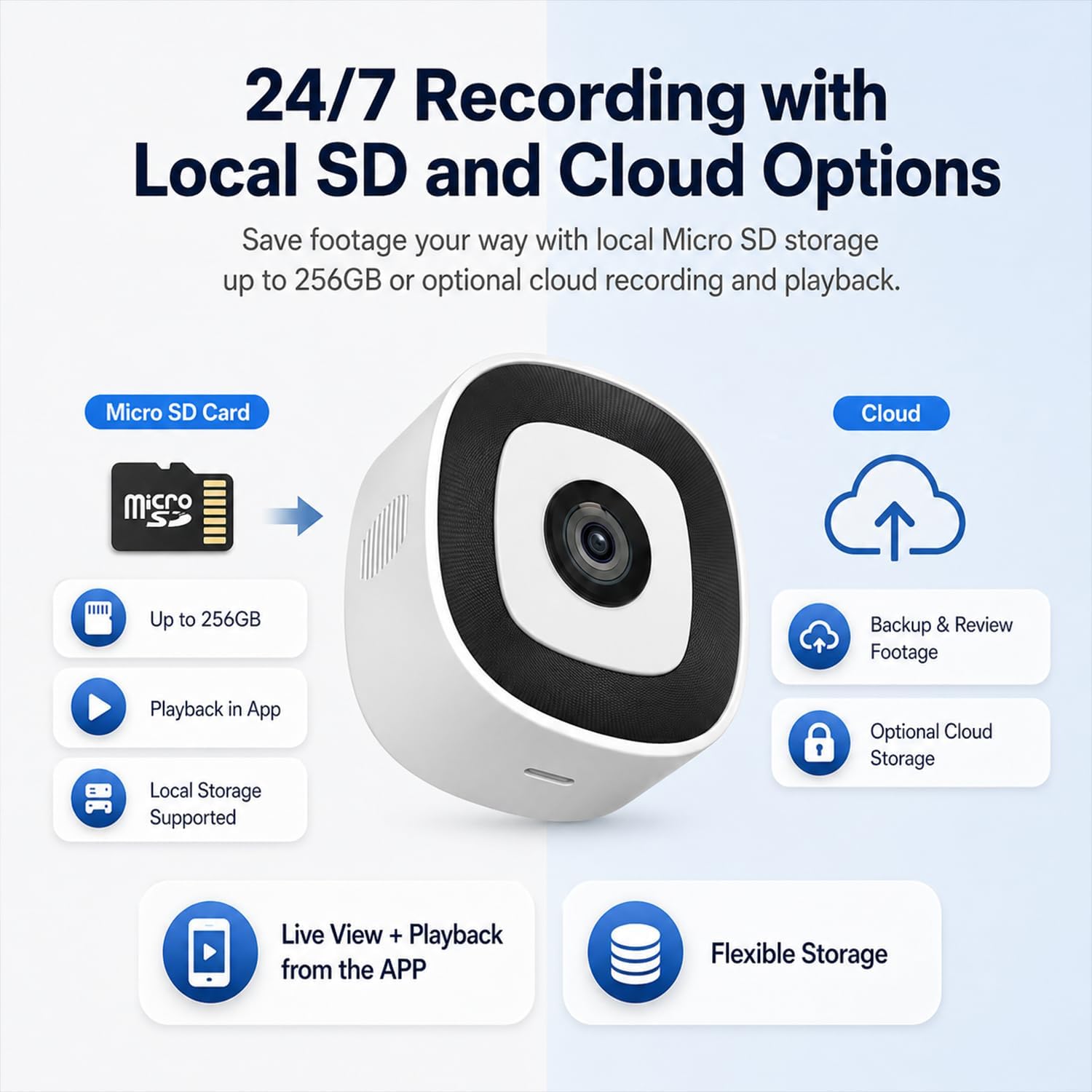 4MP 2.5K Window security Camera, 2.4G/5GHz WiFi No Drill Install-PT586