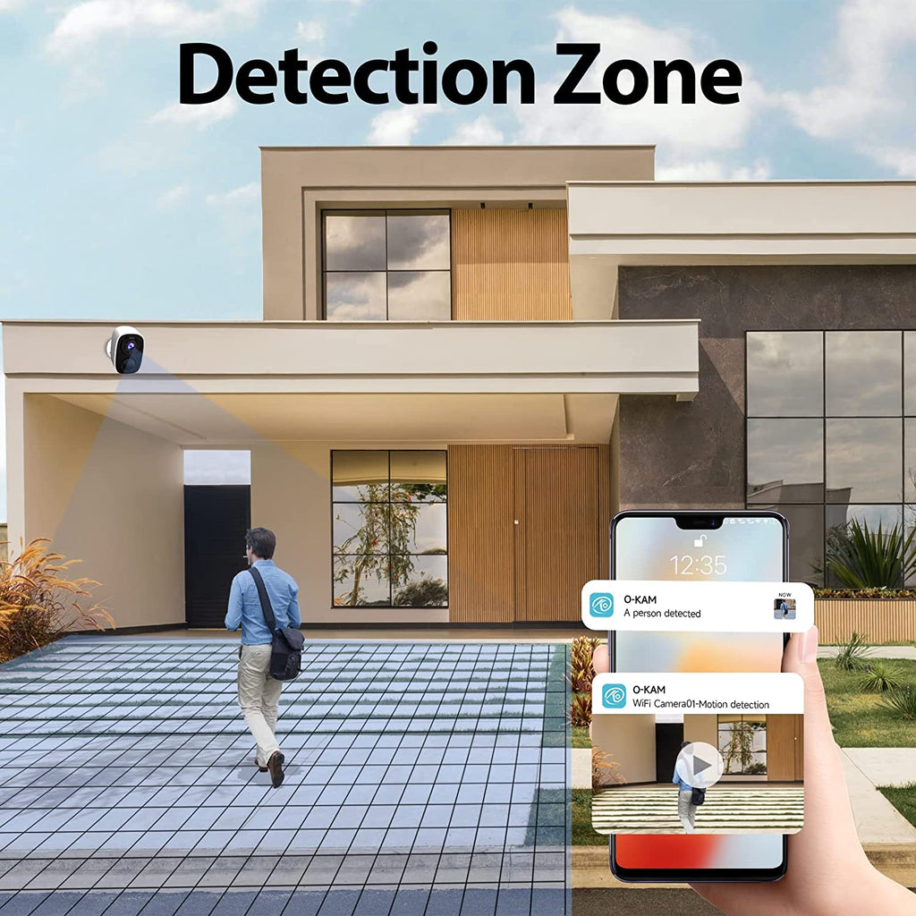 Rraycom 5MP Security Battery Cameras --BW4N