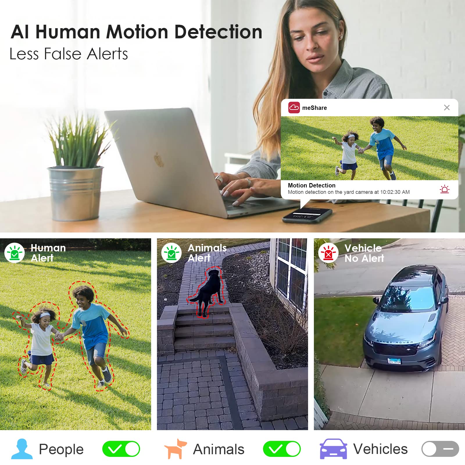 Outside Cameras for Home Security 1080P Outdoor Security Camera Wireless