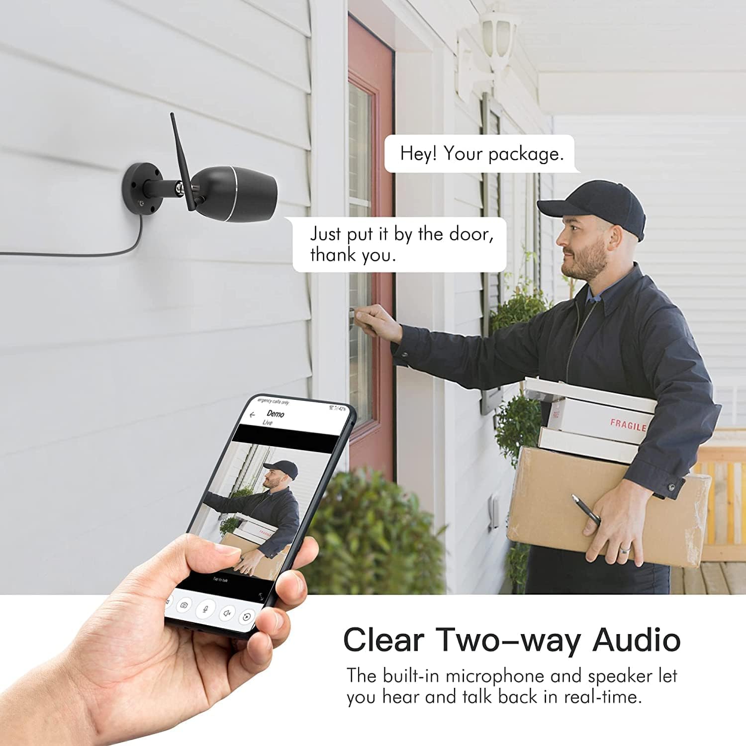 Outside Cameras for Home Security 1080P Outdoor Security Camera Wireless