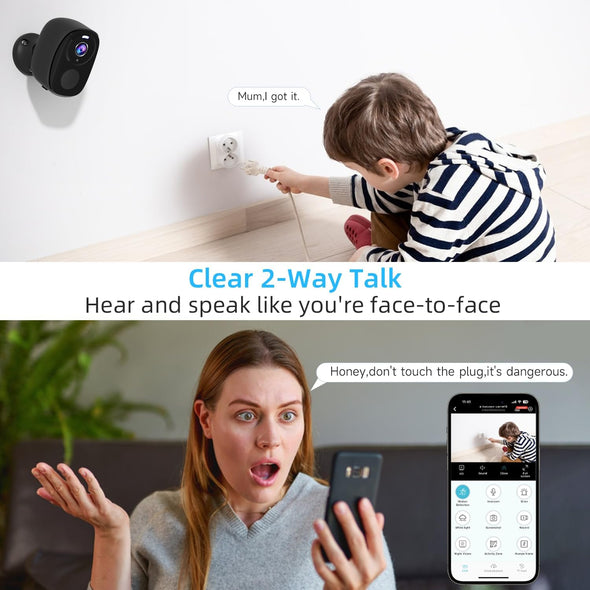 5G/2.4G Solar Security Cameras Wireless Outdoor,Wifi Camera for Outdoor Surveillance--W1SP